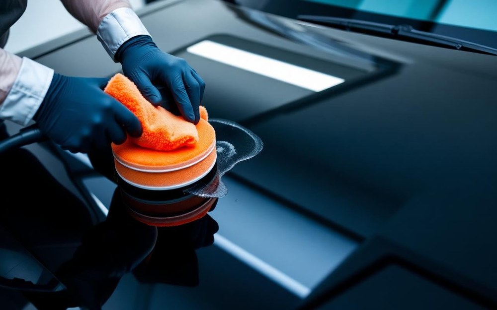 Finalização e proteção do acabamento de um automóvel